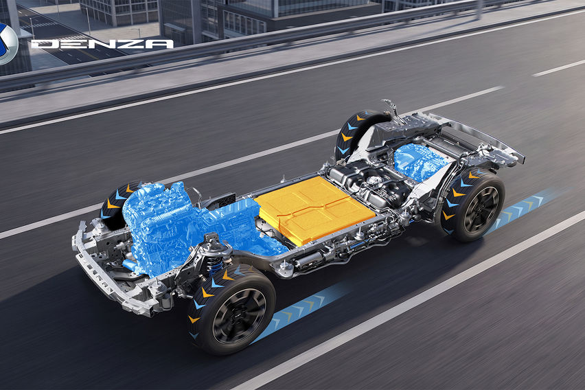 Denza B8 suspension