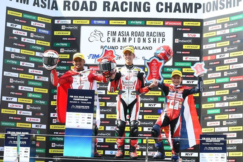 Performa CBR Series Bersinar di Thailand, AHRT Bawa Pulang Podium
