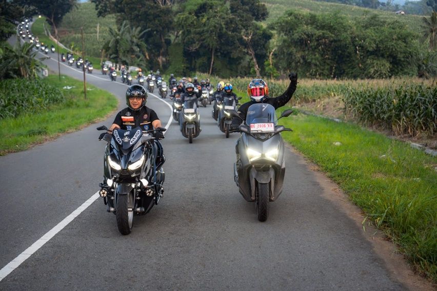 Riding bersama komunitas YNCI Lampung Selatan
