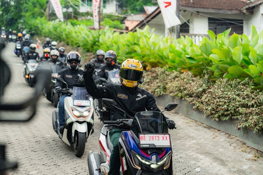 Touring MTBN Jadi Pembuktian Ketangguhan Skutik Maxi Yamaha