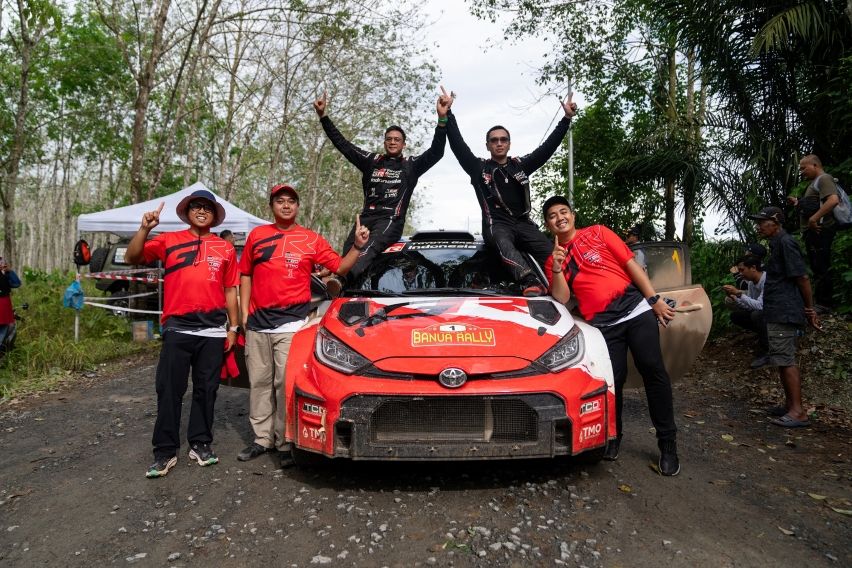 tim TGRI seri Pembuka Kejurnas Rally 2026