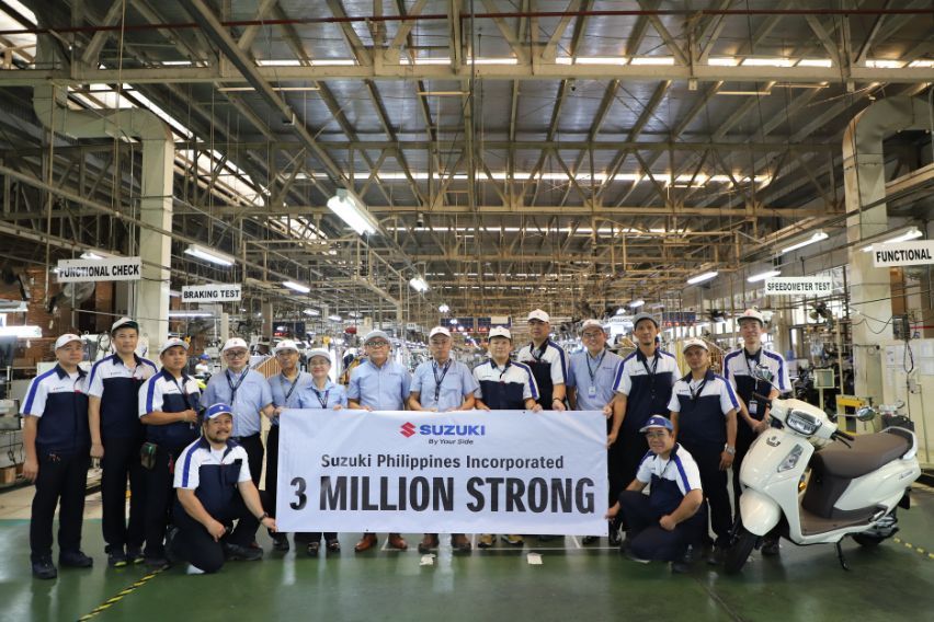 Suzuki PH reaches 3M motorcycle production milestone