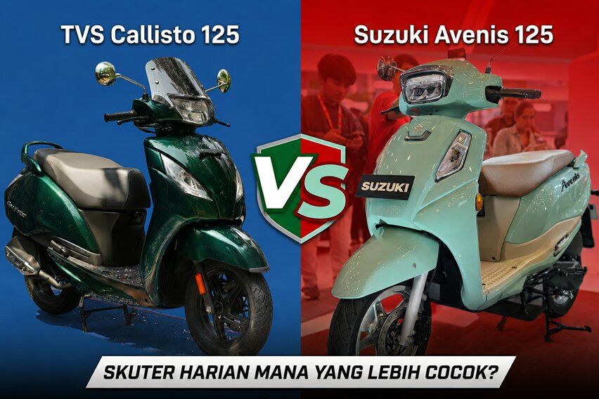 Duel Skutik Retro Klasik 125 cc: Suzuki Access 125 vs TVS Callisto 125