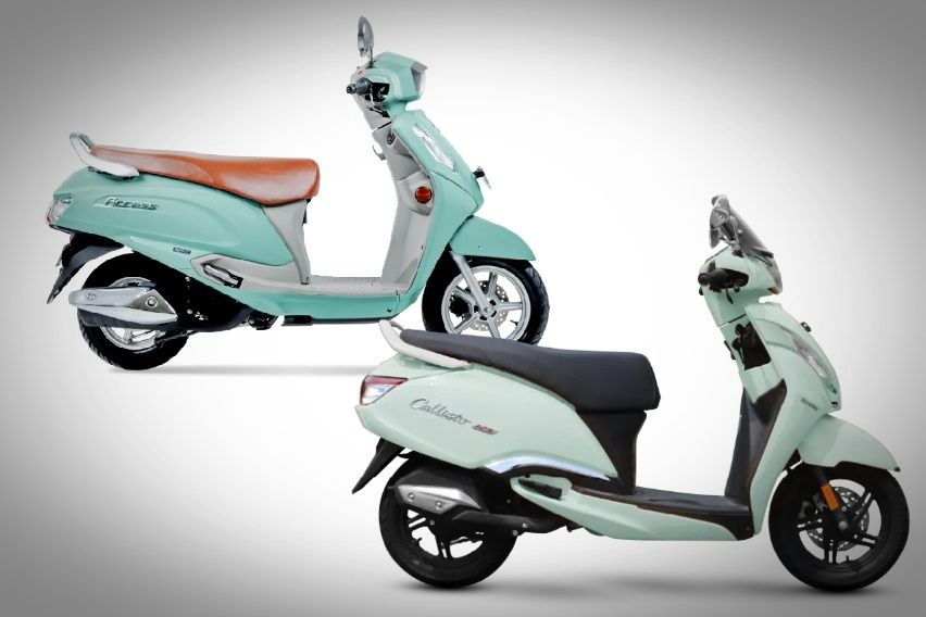 Suzuki Access 125 vs  TVS Callisto 125