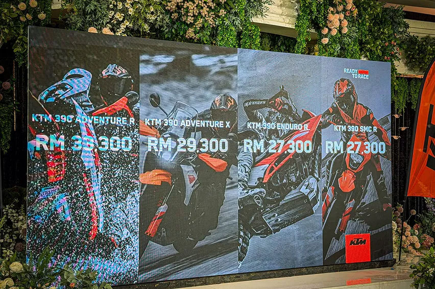 KTM launches four new models in Malaysia