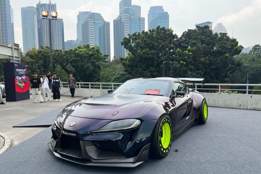 GR Supra modifikasi di Toyota GR Car Meet 2026