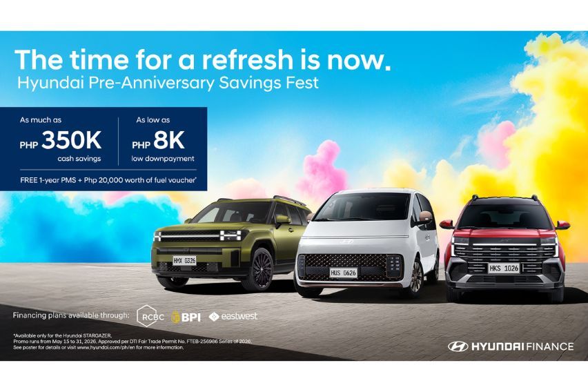 Hyundai Santa Fe available with up to P350k cash discount this month