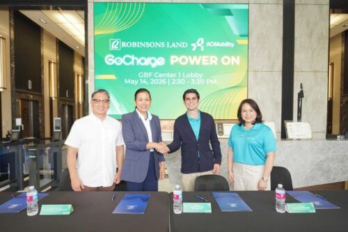 ACMobility to put up EV charging stations in Robinsons Land Properties