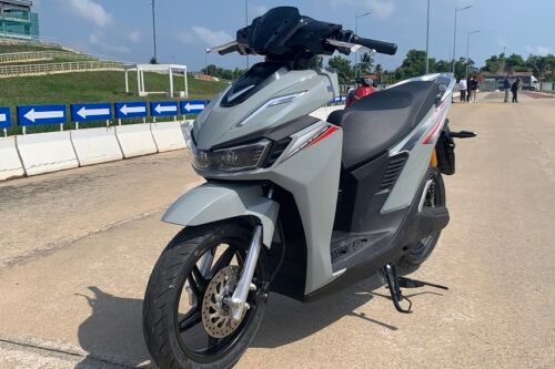 Check out the 5 colors of the VinFast Viper e-motorcycle