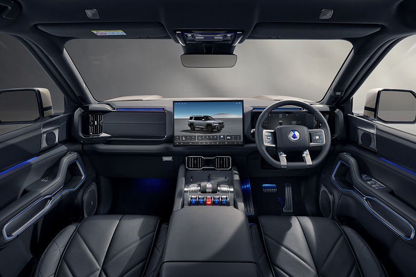 Denza B8 interior view Malaysia