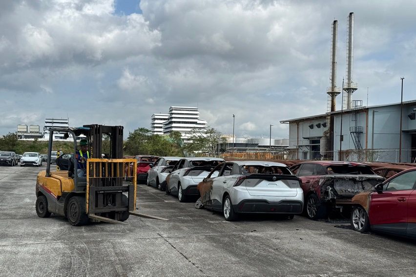MG cars destroyed in 2025 fire incident to be ‘responsibly’ disposed of 