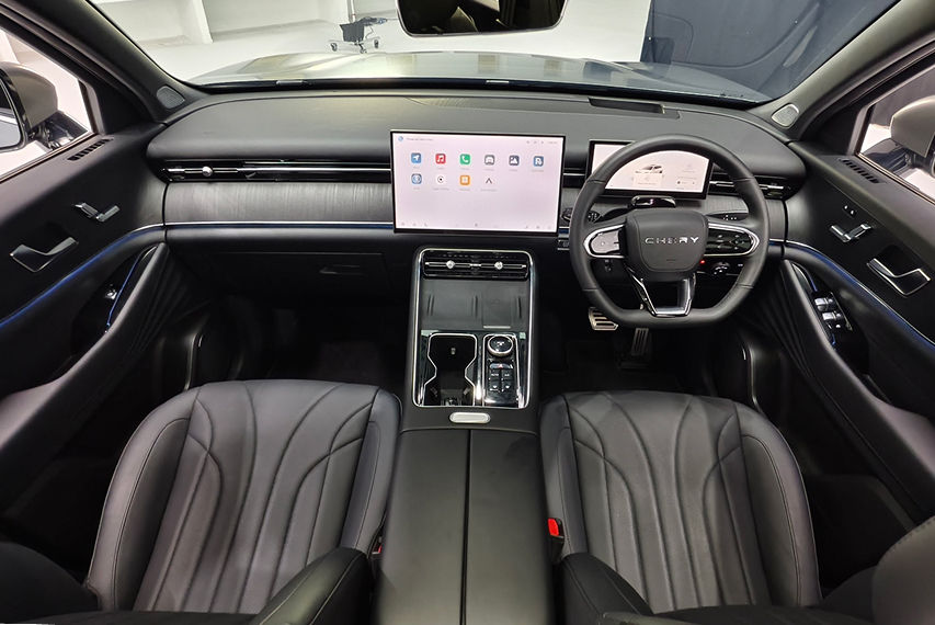 Chery Tiggo 9 interior view Malaysia