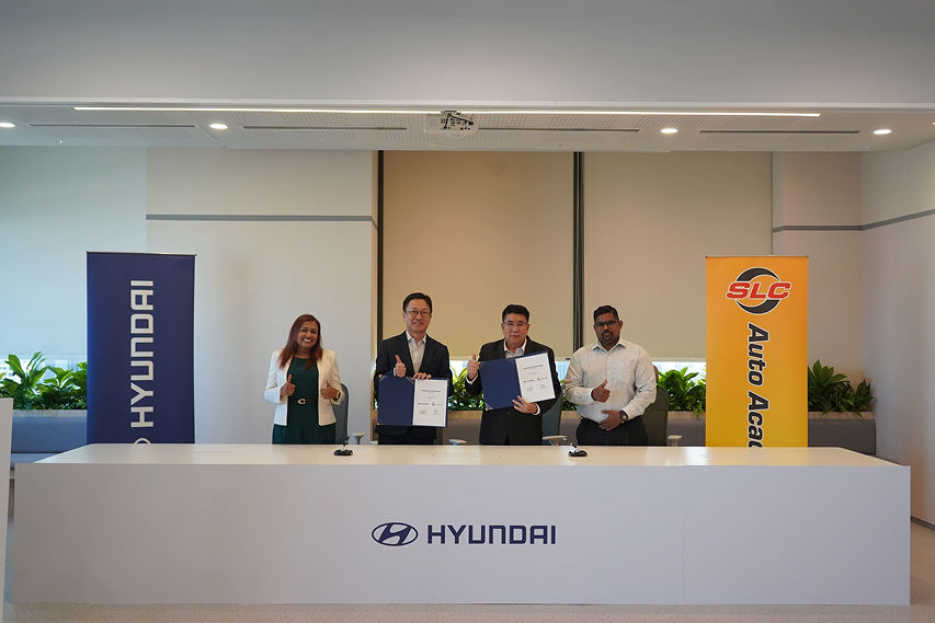 HMY representatives with SLC Auto Academy