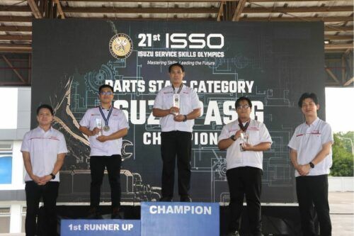 Isuzu PH hails top tech, advisors, parts staff at 21st Service Skills Olympics