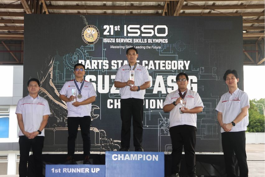 Isuzu PH hails top tech, advisors, parts staff at 21st Service Skills Olympics