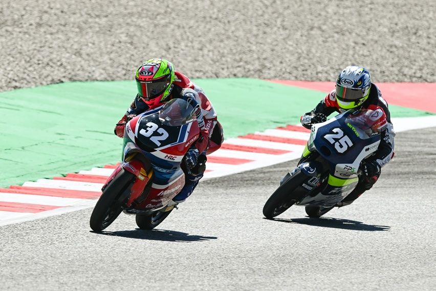 Muhammad Kiandra Ramadhipa - Honda Asia-Dream Racing Junior Team di Circuit de Barcelona-Catalunya, Spanyol - Moto3