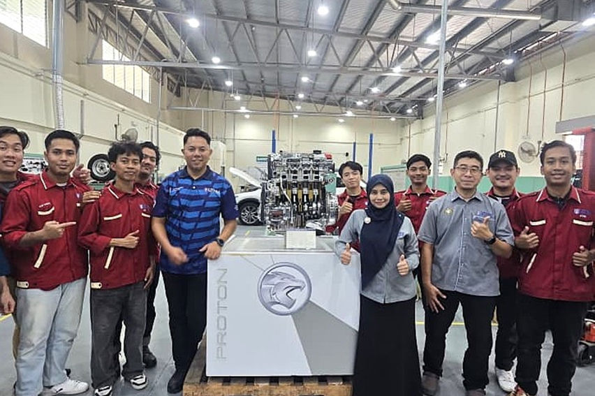 Proton donates 8 engine units to TVET institutions