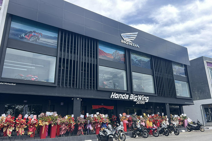 New Honda BigWing showroom in Senai