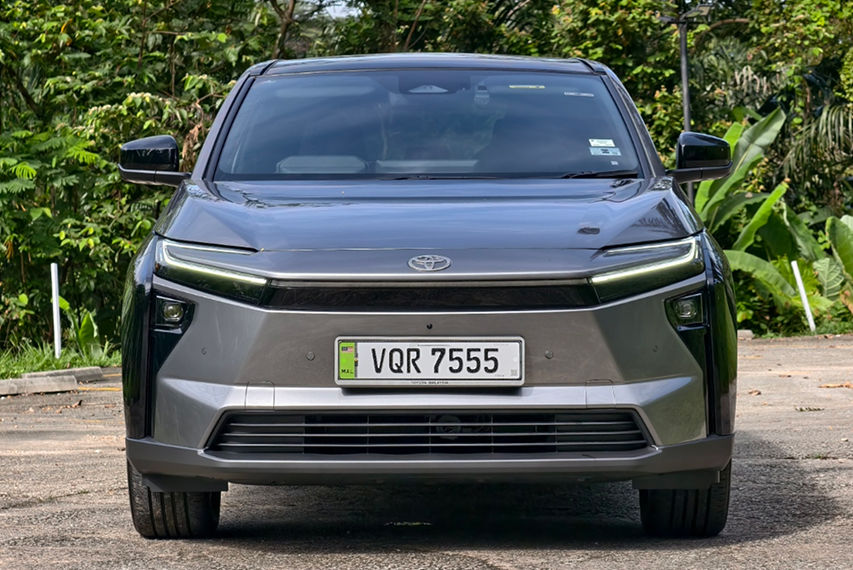 Toyota bZ4X review grille view