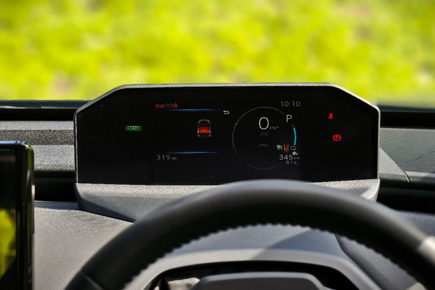 Toyota bZ4X meter cluster view Malaysia