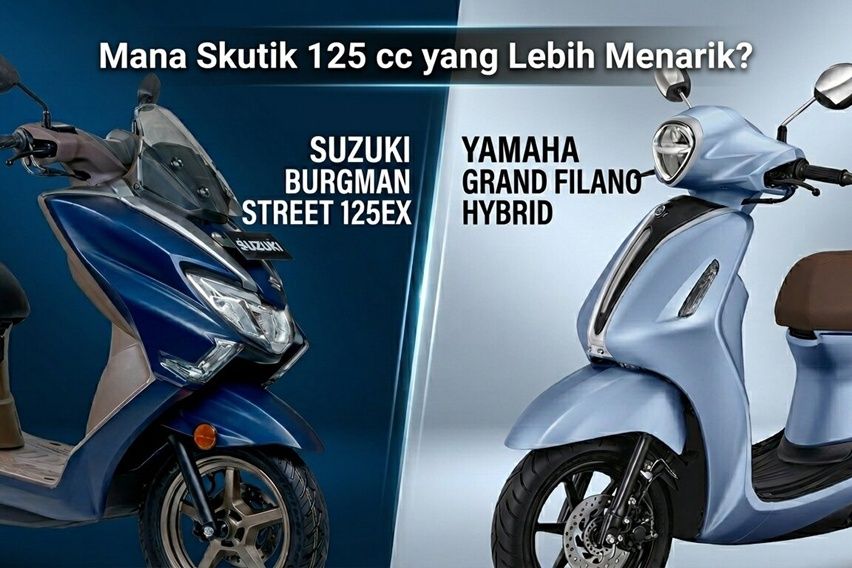 Yamaha Grand Filano vs Suzuki Burgman Street 125EX, Mana Skutik 125 cc yang Lebih Menarik?