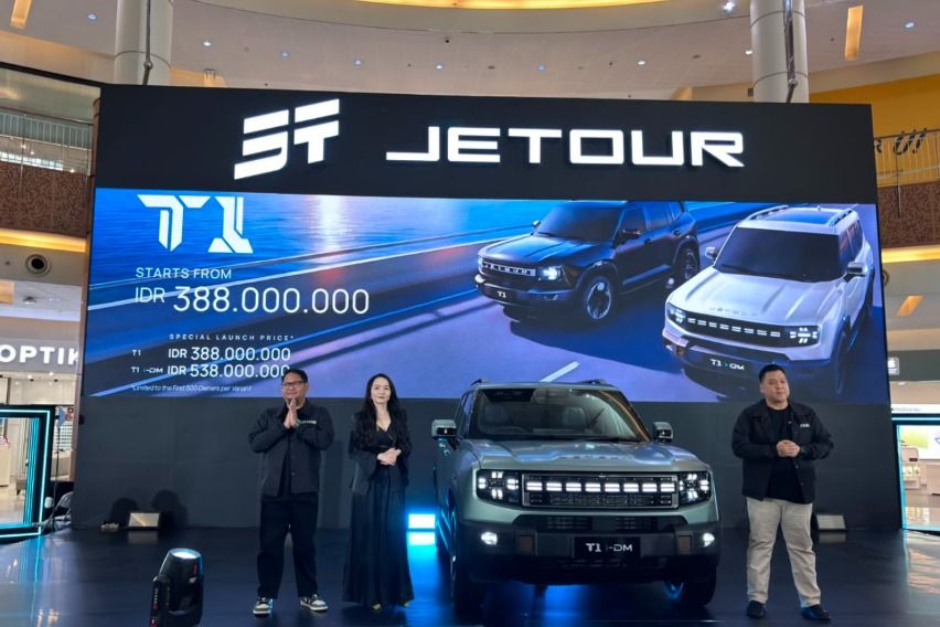Jetour T1 meluncur