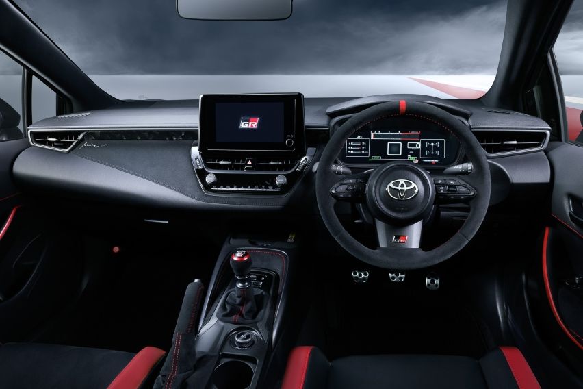 Dashboard interior GRMN Corolla 2026