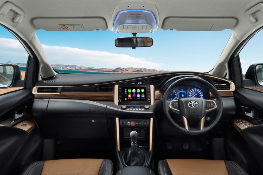dasboard Interior Innova Crysta facelift 2026