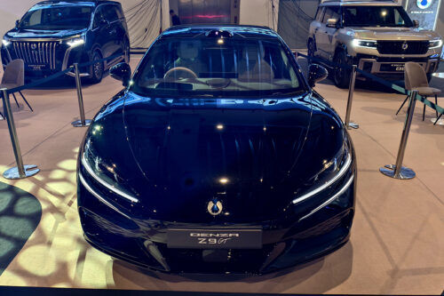 Denza Z9 GT RHD made a surprise appearance in Malaysia with a roof-mounted LIDAR sensor