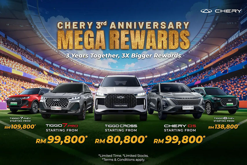 Chery Malaysia 3rd anniversary promotion Malaysia June 2026