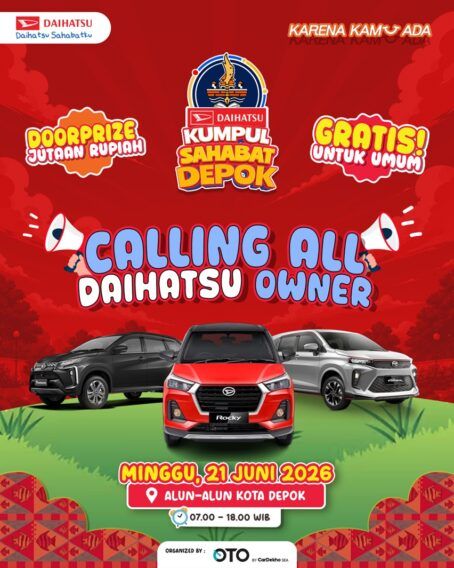Hiburan Akhir Pekan Ini Bareng Keluarga, Yuk Datangi Kemeriahan Daihatsu Kumpul Sahabat Depok!