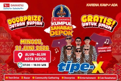 Daihatsu Kumpul Sahabat Sambangi Depok, Ada Tipe-X dan Door Prize Gratis! 