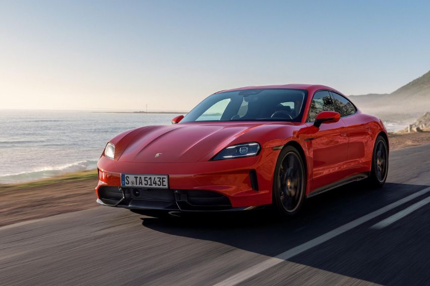 2027 Porsche Taycan features simulated gear shifts