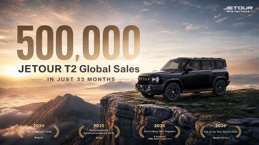 JETOUR T2 500.000 GLOBAL SALES