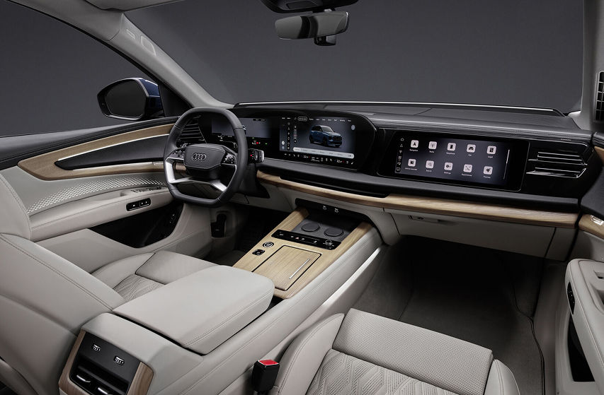 third gen audi q7 interior view