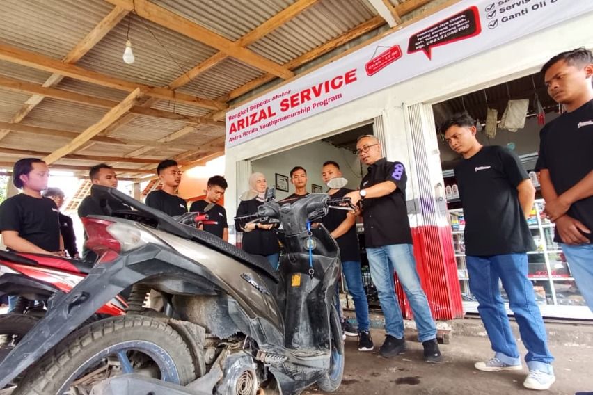 Cetak Omzet Rp7,9 Miliar, Bengkel Binaan Yayasan AHM Jadi Penggerak Ekonomi Daerah