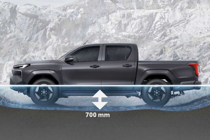 wading depth New Toyota Hilux BEV