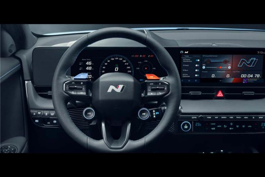 Hyundai Ioniq 5 N interior dashboard
