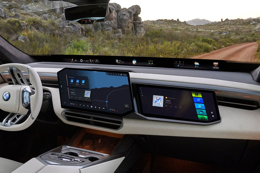 2026 BMW X5 interior Panoramic idrive view