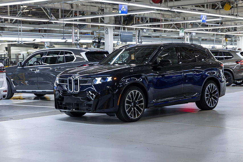 BMW iX5 side profile view Malaysia