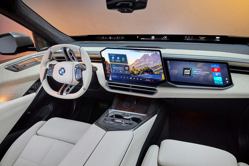 BMW iX5 interior view