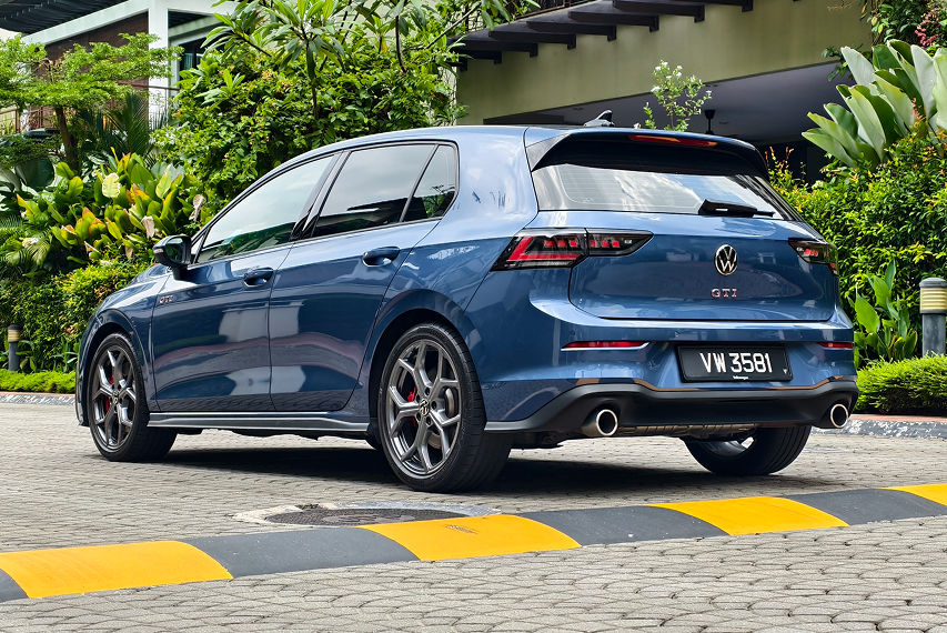 Volkswagen Golf GTI Mk8.5 review Malaysia rear view