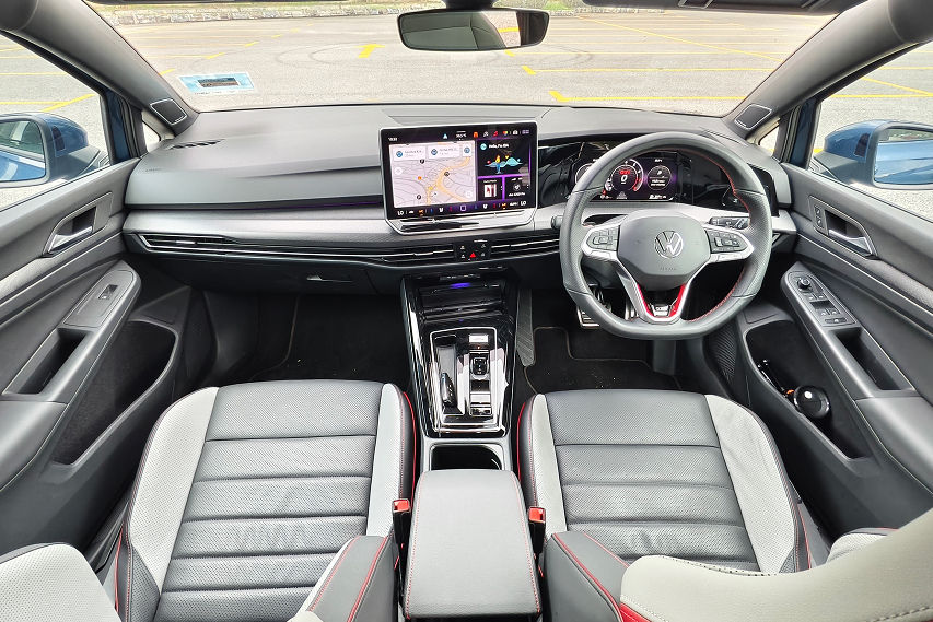 Volkswagen Golf GTI Mk8.5 interior view Malaysia