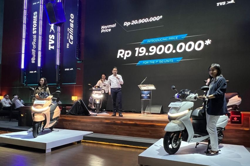 All New TVS Callisto 110 Rp19,9 juta OTR Jakarta