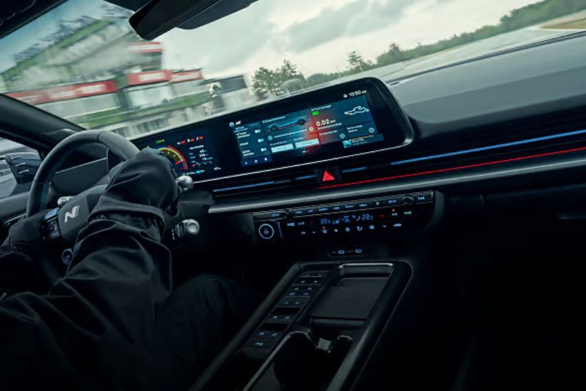 Hyundai Ioniq 6 N interior dashboard