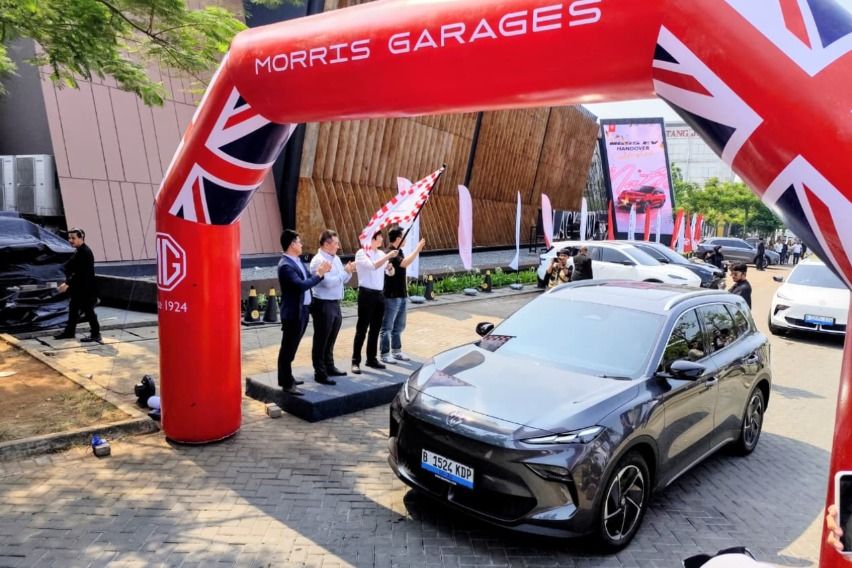 MG Motor Indonesia Serahkan Unit MGS5 EV ke Konsumen