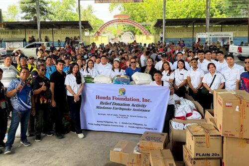 Honda Cars PH provides aid, relief to Mindanao quake victims