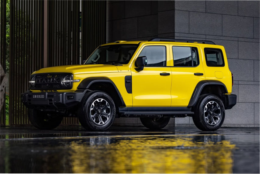 2026 GWM Tank 300 facelift view side profile