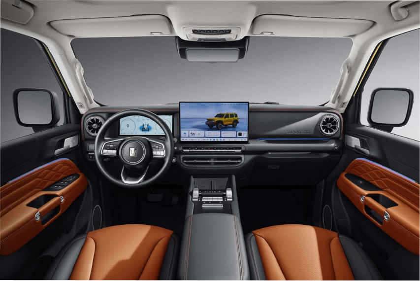 2026 GWM Tank 300 facelift interior