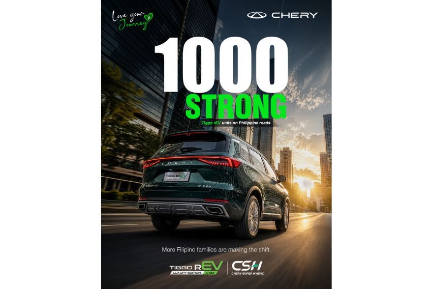 Chery Auto PH surpasses 1K-unit sales mark for Tiggo rEV